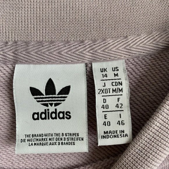 Adidas Originals Womens Trefoil Logo Soft Vision Purple Size Medium - Picture 6 of 7